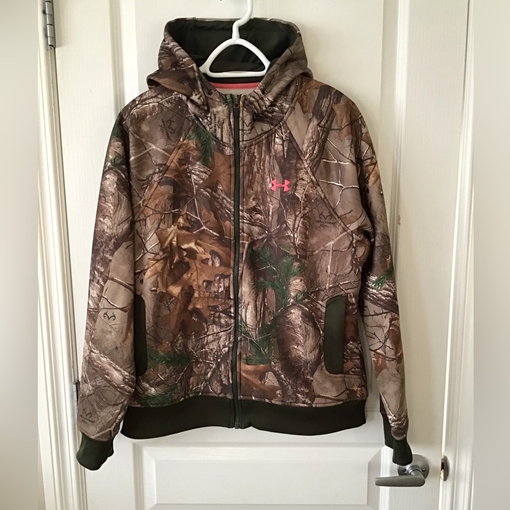 Womens Under Armour Camouflage Zip up Hoodie